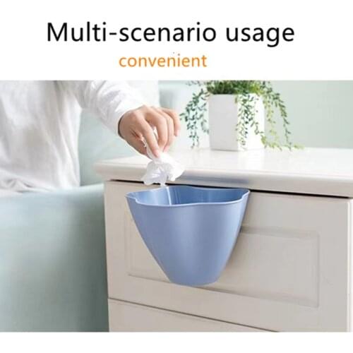 Kitchen Cabinet Door Hanging Trash Garbage Rubbish Container TOP Household Cleaning Tools Bedroom Trash Can Storage Baskets