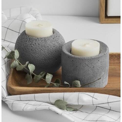 Spherical silicone candlestick Silicone molds mold handmade candlestick molds Christmas silica gel die Aroma stone moulds