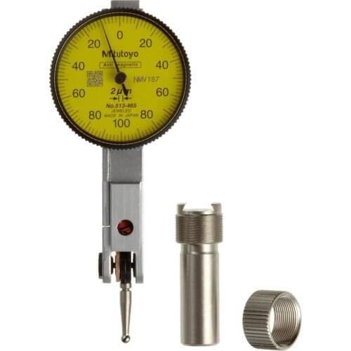 MITUTOYO 513-465-10E TI-412EX Measuring Range 0.2mm/0.002 0-100-0 Lever Indicator Japan made Dial Indicators