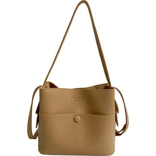 Shoulder Bags Women Large Capacity Handbags Women PU Shoulder Messenger Bag Female Retro Daily Totes Lady Elegant Handbags