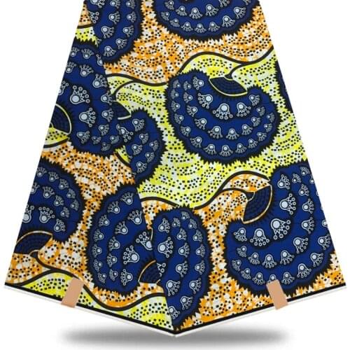 Top Soft 100 %Cotton Veritable African Real Wax Prints Fabric Sew Dress Material Ankara Wax Loincloth Tissu Nigeria Women Style