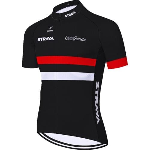 Strava bicycle shirt ProTeam Cycling Clothing Summer Short sleeve MTB Men Bike Jersey maillots ciclismo hombre manga corta