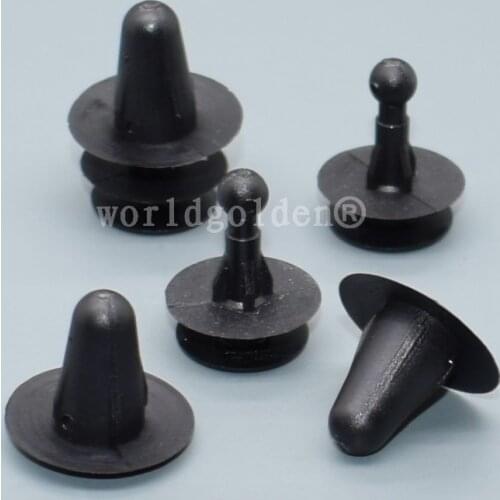 Worldgolden 100pcs auto fasteners Trim Panel Retainer for Toyota 67771-01010 GM 95005064