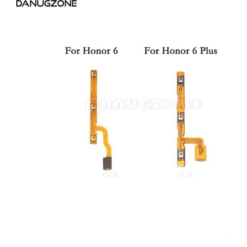 10PCS/Lot For Huawei Honor 6 Plus 6Plus Power Button Switch & Volume Up / Down On / Off Button Flex Cable