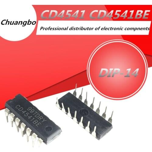 10pcs Spot goods CD4541 DIP CD4541BE DIP-14 New chip IC
