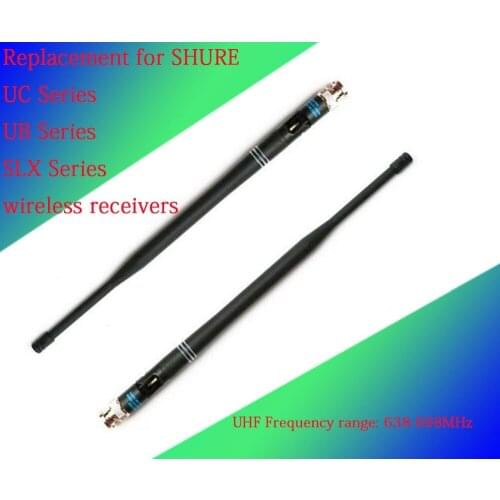 4Pcs Pro OEM Receiver Antenna BNC Connector for Shure U4D U4C UA UHF Wireless acceptor