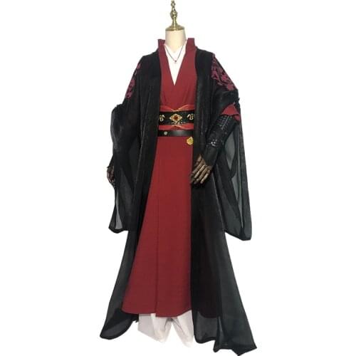Anime Villain Self-Rescue System Luo Binghe Cosplay Costume MO DAO ZU SHI Cosplay Hanfu Adult Halloween Chinese Ancient Costumes