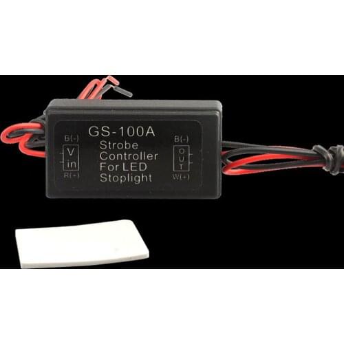 Auto Car 12V 100A Brake Stop LED Flash Light Strobe Controller Lamp Box IP65