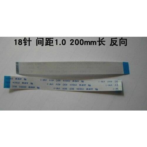 Free shipping 080, 18 needle 18.5 mm wide, 200 mm long reverse notebook switch boot touchpad ribbon cable