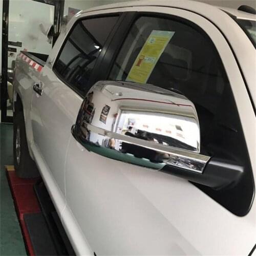 ABS Chrome Side Mirror Rearview Cover Trims Car Accessories For Toyota Tundra 2007-2019