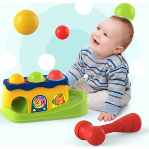 Baby Hammer Toys Childrens Folding Hand Hammer Ball Box Toys Early Education Montessori Toys Pile Driver Gifts For Kids