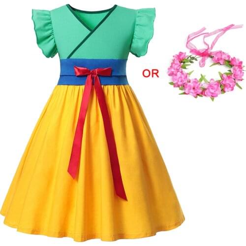 Baby Girl Princess Molan Dress Cosplay Costume Cotton Ancient Chinese Clothing Kids Halloween Party Fancy Dress Princess Gowns