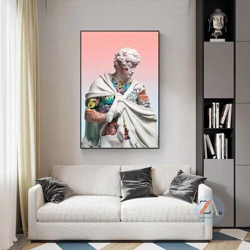 Davitic Art Graffiti Modern style home decoration painting by Davitic Art Illustrated