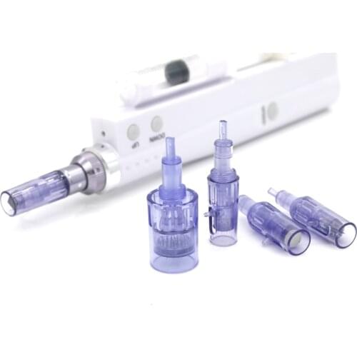 Water meso dermapen cartridge needles with syringe tube 36 pins nano derma microneedling pen mini hydra gun injector mesotherapy
