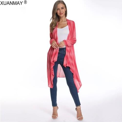 Summer Womens Thin Cardigan Sweater Oversized Sweater Shawl Long Black Stripe Cardigan Elegant Linen fabric Cardigan Sweater