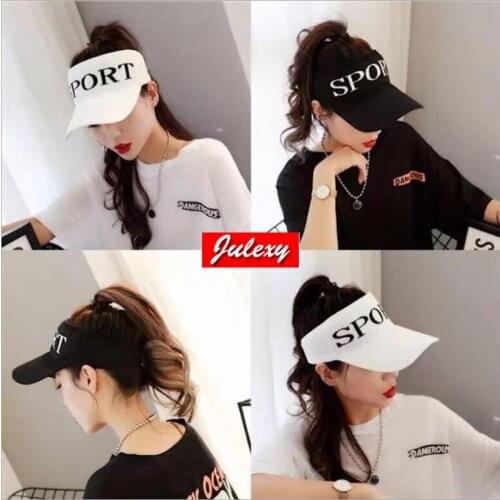 Star Letter Empty Top Baseball Cap Female Summer Sunshade Sunscreen Print Cap Korean Sports Riding Beach Hat