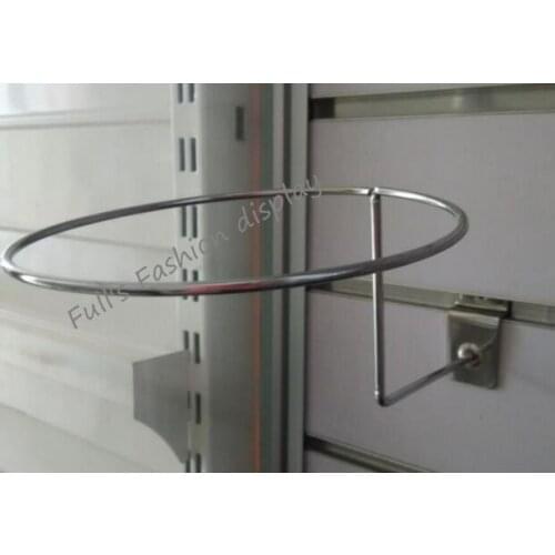 50pcs Metal Multi-functional hanging hat rack groove board cap bracket wig / ball / hat display stand rack free shipping