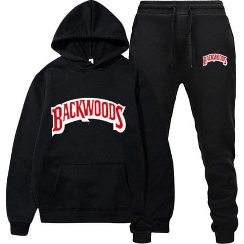 2021 Fashion Brand Men Sets Tracksuit Autumn New Mens Hoodies + Sweatpants Two Piece Suit Hooded Casual Sets Male Clothes