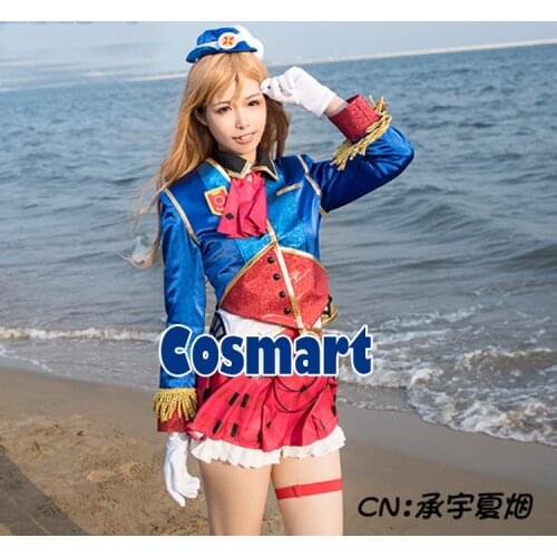 [Customize]Anime LoveLive!Sunshine!Kunikida Hanamaru Happy Party Train Aqours Awakening Uniform Cosplay Costume Halloween Suit F
