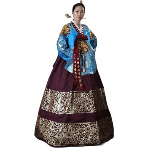 NEW Hanbok Dress Traditional Korean Ceremony Costume DANGUI Korean Royal Costume Hallowen Cosplay Gifts