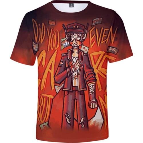 2021 New Arrival Fundy Merch 3D Printed T-shirts Fashion Summer Short Sleeve T shirts Trendy Casual Streetwear Clothes