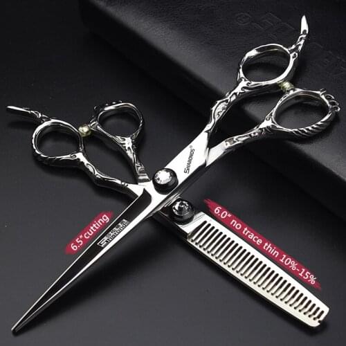 Hairdressing Scissors for Hair Stylist Hair Salon Hairdressing Scissors Flat Tooth Scissors Willow Leaf Scissors Combination Set