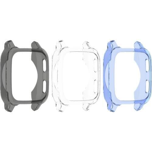 Half-pack Hollow Protective Screen Protective Case Cover Shell Frame Protector For Garmin Venu SQ Screen Protector For Watch