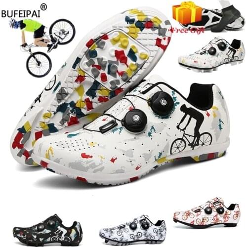 Professional Cycling Sneaker MTB High Quality Bicycle Shoes SPD Self-Locking Anti-Skid Outdoor Racing Bike Cleat Shoes 2020