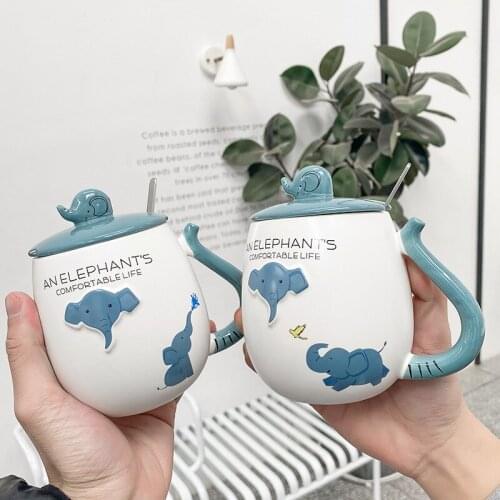 Luxury Marble Pattern Cup Phnom Penh Mug Gift Box Set Coffee Mug Couple Flamingo Ceramic Souvenir Wedding Bridal Lovers Gifts
