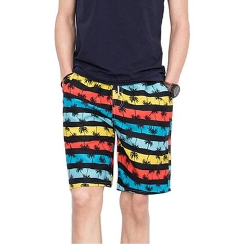 Men New Beach Short Pants Trunks Multi Styles Loose Drawstring Casual Beach Shorts Summer Printed Beach Short