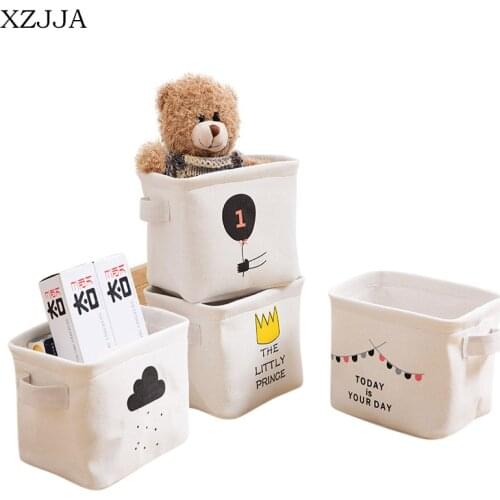 XZJJA Creative Desktop Storage Box Underwear Sock Organizers Stationery Toy Cosmetic Jewelry Sundries Storage Basket