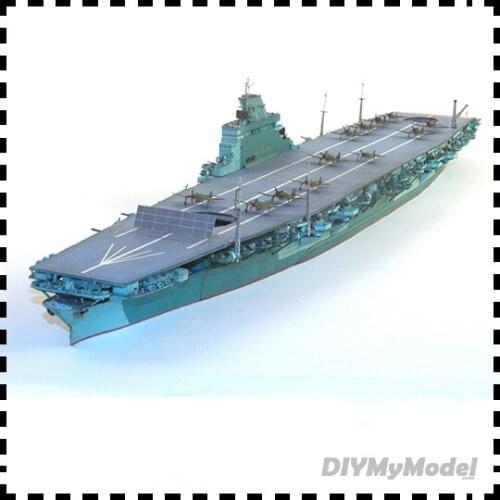 DIYMyModeI Japanese aircraft carrier Shinano 1:400 DIY Handcraft Paper Model Kit Handmade Toy Puzzles Gift Movie prop