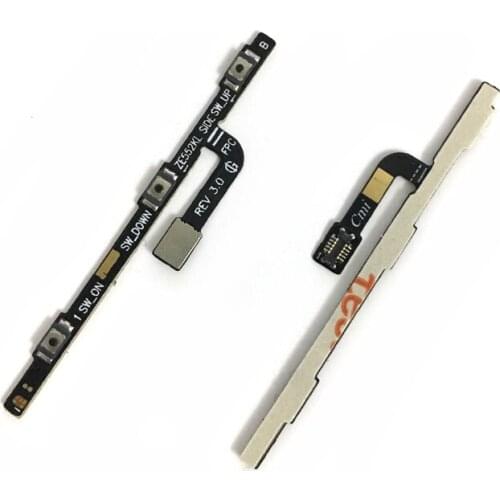 10PCS For ASUS Zenfone 3 5.2" ZE520KL 5.5" ZE552KL Power On Off Volume Switch Side Button Key Flex Cable