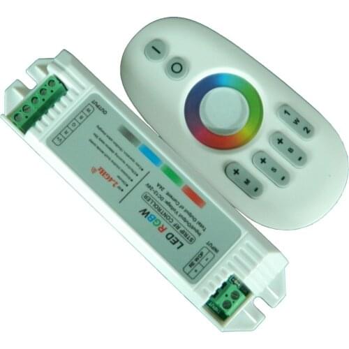 10pcs/lot Wireless RF 2.4G Remote Control RGBW LED Controller for RGBW LED Strips Music Controller Strip Light DC 12-24V