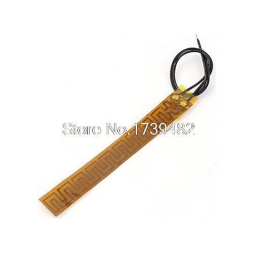 12V 10W Polyimide Flexible Membrane Thermo Foil Heater Heating Film 80mm x 10mm