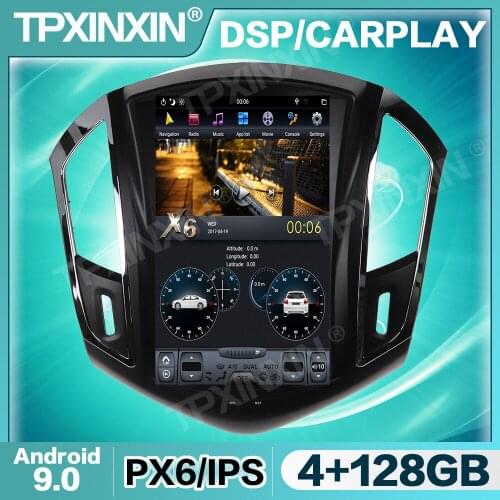 128GB Tesla IPS Touch Screen For Chevrolet Cruze 2012 - 2015 Android 9 Car Radio Multimedia Video DVD Player Navigation GPS 2din