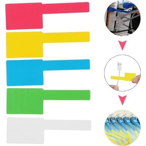 150PCS/Lot Waterproof Self-adhesive Network Cable Sticker Useful Colorful Identification Tags Labels Organizers Marker Tool