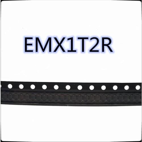50PCS-200PCS) EMX1T2R SOT-666 EMX1T2 SOT666 MX1T2 Compound crystal triode New and original