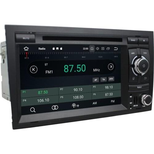 Android 8.0 Octa Core 7" Car Multimedia DVD GPS Head Unit for Audi A4 S4 RS4 2002-2008 RAM Radio Bluetooth WIFI USB Mirror-link