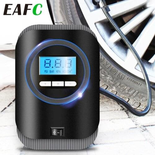 Digital Tire Inflator DC 12 Volt Car Portable Air Compressor Pump Car Air Compressor for Car Motorcycles Bicycles With Gift