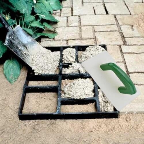 1 PC Garden Pavement Mold Garden Walk Pavement Concrete Mould DIY Manually Paving Cement Brick Stone Road Concrete Molds
