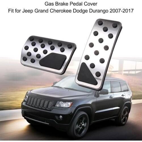 Gas Brake Pedal Cover Fit for Jeep Grand Cherokee Dodge Durango 2007-2017 Car Brake Pedal Cover
