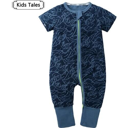 Baby Summer Jumpsuit Baby Boys Clothes Short Sleeve Rompers High Quality Cotton Roupas SR452