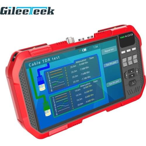 DHL free shipping DT-A86 7 Inch H.265 4K IP camera tester 8MP TVI CVI 5MP AHD CVBS CCTV Tester Monitor with Digital Multimeter