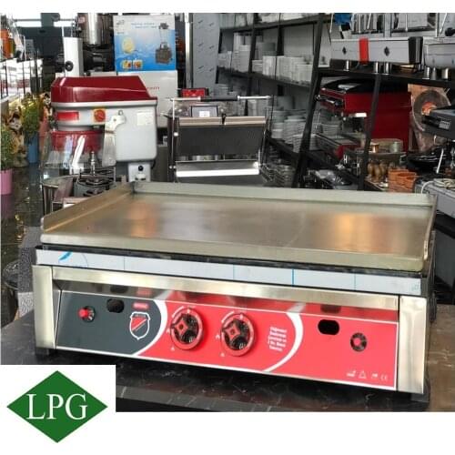 Gas Griddle Commercial Countertop Hot Flat Plate CE Certification Restaurant Kitchen Home Use outdoor Frying Pans PROFESSIONAL