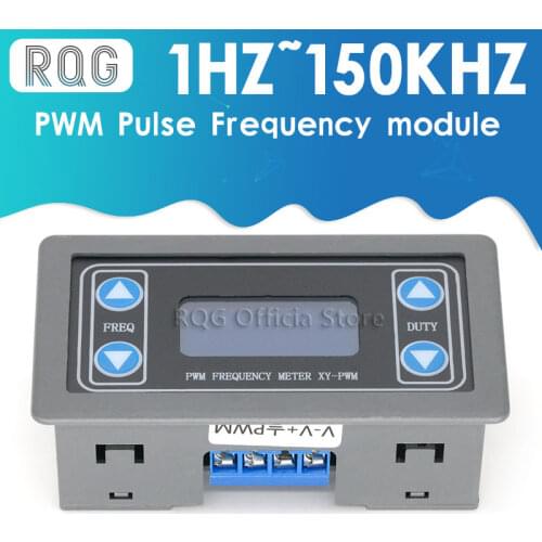 1HZ~150KHZ Signal Generator Digital Display PWM Pulse Frequency Duty Ratio Adjustable Square Wave Rectangular Signal Generator