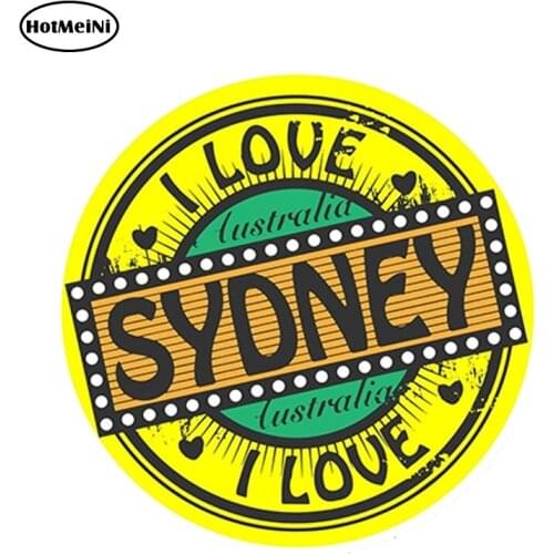 HotMeiNi 13cm x 13cm Car Styling Car Sticker Sydney Australia Vinyl Sticker Laptop Travel Luggage Decal Waterproof Accessories