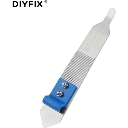 DIYFIX Dual Ends Disassemble Open Frame Tools Stainless Steel Anti-slip Spudger For iPhone iPad Samsung Mobile Phone Repair Tool