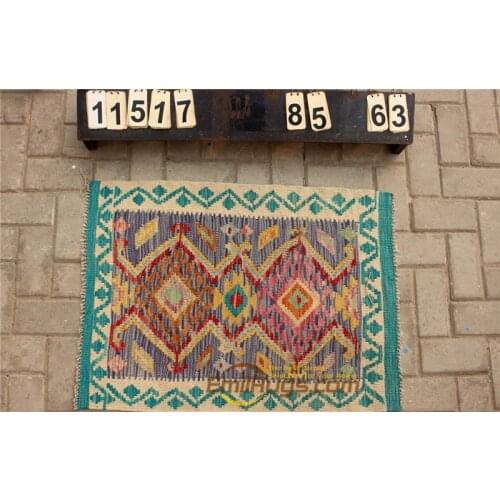 Kilim runner Traditional Vintage handmade Afghan 100% wool nordic decor gc131yg13