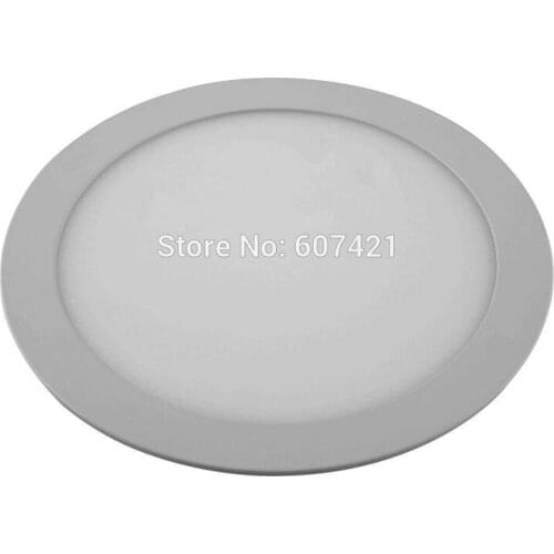 LED Round Recessed Ceiling Panel Down Light Ultra-slim Down Lamp for Dining Room, Living Room, Corridor,Conference Room,Office